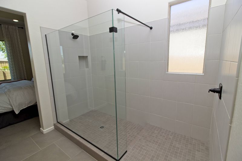Modern Walk-in Shower with Glass Panels